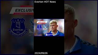 Everton insider expects player to make 1st app of season v Crystal Palace [upl. by Yatnwahs]