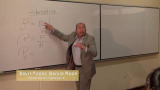 Física Hidrostática CEPRU UNSAAC Sayri Tupac Garcia Roca [upl. by Ursa]