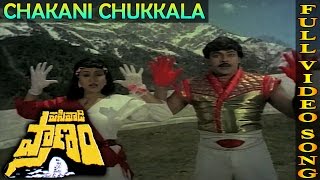 Chakani Chukkala Sandita Video Song  Pasivadi Pranam Movie  Chiranjeevi Vijayasanthi Sumalatha [upl. by Grissom48]