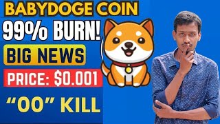 Baby Dogecoin News Today  Burning  BabyDoge Coin Price Pump  Binance Listing [upl. by Brunhilde]