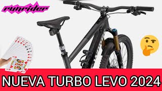 NUEVA SPECIALIZED TURBO LEVO 2024 [upl. by Eytteb]