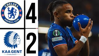 chelsea vs kaa gent highlights  chelsea vs Gent 41  All Goals amp Extended Highlights 2024 [upl. by Spindell]