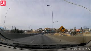 Chihuahua a Ciudad Juarez HD Carretera Completa Periferico de la Juventud  Libre Timelapse [upl. by Malinin]