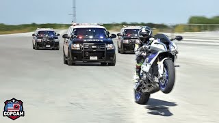 Craziest High Speed Motorcycle Chase of ALL Time Caught On Dashcam 2024 [upl. by Zsazsa151]