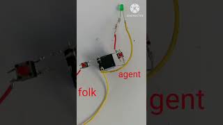 Push button working with relay [upl. by Nuahc]