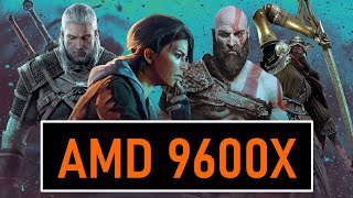 AMD Ryzen 9600x gaming benchmarks in 4K [upl. by Cybill662]