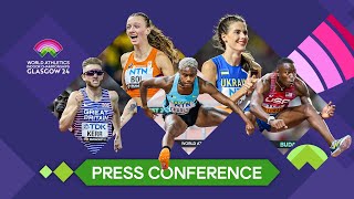 Livestream  World Athletics Indoor Championships Glasgow 24 Press Conference [upl. by Aicargatla]