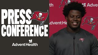 Calijah Kancey on Buying His Mom a House amp Looking Forward to First Training Camp  Press Conference [upl. by Ltsyrk914]