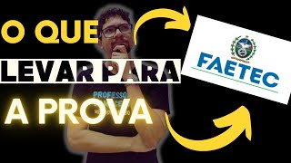 CUIDADO Leve isso para fazer a FAETEC 2023 [upl. by Andrews]