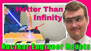 How Focusing a 5W Laser Generates Negative Temperature  Nuclear Engineer Reacts to Action Lab [upl. by Tormoria]