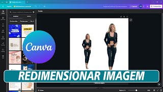 COMO REDIMENSIONAR IMAGEM NO CANVA  canvagratis [upl. by Yellac]