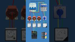 Ammeter Connection with Ct switch  Ammeter connection Diagram  Electrical Technician [upl. by Taite]