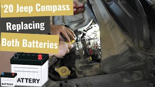 You Said Youd Watch Anything  Jeep Compass Both Batteries Swap Out [upl. by Clarance939]