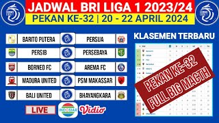 Jadwal Liga 1 2024 Pekan ke 32 Persib vs Persebaya Madura vs PSM [upl. by Lewis]