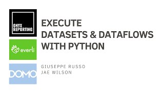 Domo  Python Tutorial Execute Datasets and Dataflows via API and PyDomo [upl. by Amsirac]