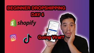 Dropshipping Challenge  Day 4 We going viral [upl. by Nomelihp]