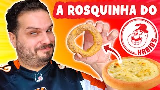 CONHEÇA AQUI A NOVA ROSQUINHA DO HABIBS  É A MASSA DA ESFIHA [upl. by Nitsugua]