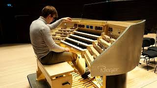 Sergei Prokofiev Toccata op 11  Aleksanteri Wallius Rieger Organ of the Musiikkitalo Helsinki [upl. by Skippie]