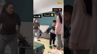 Brother amp Sister Fight Support My Mom🤣🤣 tamil motivation vijaytelevision trending ytshorts [upl. by Aerdnaxela290]