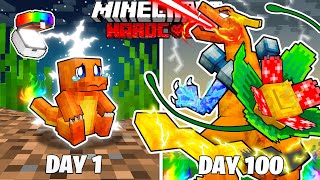 I Survived 100 Days as an ELEMENTAL POKEMON in HARDCORE Minecraft [upl. by Micheline746]