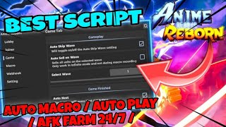 Anime Reborn Script Hack OP SAFE • DUPE UNITS • Auto Macro Auto Play Auto Rounds Etc [upl. by Ennaecarg]