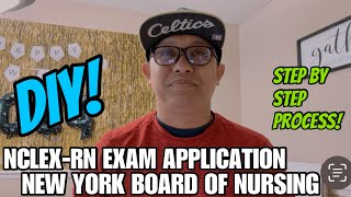 DIY NCLEXRN APPLICATION NEW YORK BOARD OF NURSING Paano ang step by step process at magkano gastos [upl. by Htebasyle]