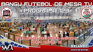 Bangu Futebol de Mesa TV  Programa 123 Taça Miguel Orci Regra Gaúcha  270424 [upl. by Riancho228]