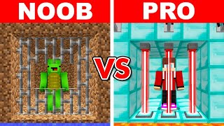 Minecraft NOOB vs PRO SICHERSTES GEFÄNGNIS CHALLENGE [upl. by Florry]