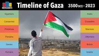 Timeline of Gaza  3500 BCE to October 7th 2023 [upl. by Reinald855]