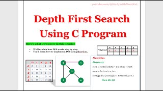 DFS Implementation  DFS Implementation in C Bangla  2024 [upl. by Ly742]
