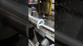 machining stainless steel sleeve with dampened boring bar machinist machine machineshop asmr [upl. by Bernardi]