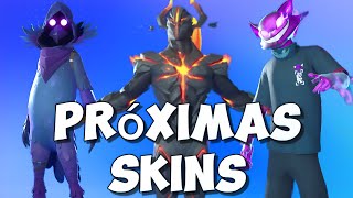 PROXIMAS SKINS 🔥 FILTRACIONES DE FORTNITE 🤯 [upl. by Ecart298]