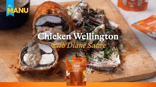 Chicken Wellington with Diane Sauce by Manu [upl. by Egiarc]