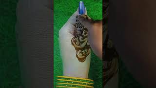 Easy Finger Mehndi Design Beginners Mehndi Design trending youtubeshorts mehandi [upl. by Yehudi]