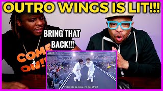 BTS Outro Wings REACTION Lyrics Review and Live Stage [upl. by Marybeth489]