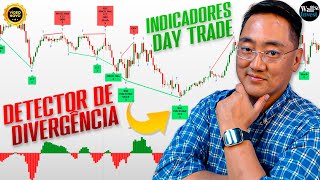 INDICADORES DAY TRADE  DETECTOR DE DIVERGÊNCIA IFR  ESTOCH  MACD  OBV CCI [upl. by Reiners374]