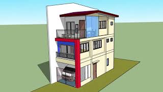 House Design Idea  Compact 3storey house design  4mx10m [upl. by Jamie484]