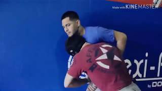 Masvidal wrestling with Colby Covington at ATT 2013 [upl. by Pooi130]