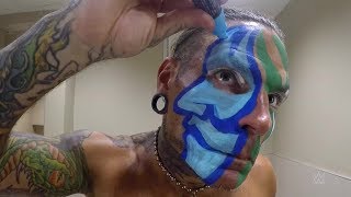 Timelapse video of Jeff Hardy applying his face paint [upl. by Collen308]