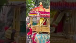 Abhimanyu carrying golden howdah🐘♥️mysurudasara2024 youtubeshorts youtubeindia mysuru elephant [upl. by Kaliope]