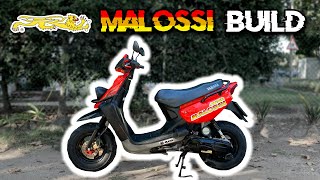 Modding a Yamaha BWS with MALOSSI parts STAGE 1 Upgrade [upl. by Alaikim693]