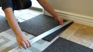 How To Install Carpet Tile Flooring [upl. by Reerg]