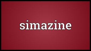 Simazine Meaning [upl. by Mcroberts]