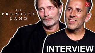 Mads Mikkelsen amp Nikolaj Arcel THE PROMISED LAND Interview 2023 [upl. by Sgninnej]