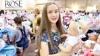 Reborn Shopping at Rose Doll Show 2019 Our First Day Shopping for Reborn Babies  Day 2 [upl. by Maxi]