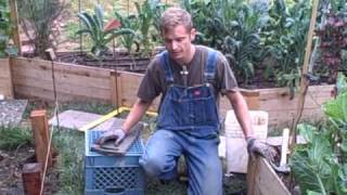 How to Build Raised Beds with Redwood 4x4 posts and Cedar fence board [upl. by Irual]