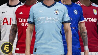 Premier League 202425 Kits  PES 2021 amp FL24 [upl. by Mcdade]