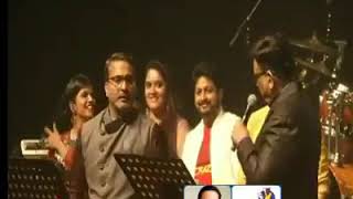 spb sir stage performance kidding with him son spb charan [upl. by Ethelstan1]