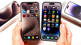 iPhone 15 Pro Max vs iPhone 14 Pro Max 1 Year Later [upl. by Ludwigg]