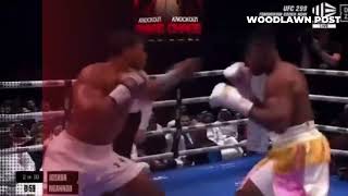 BOXING  Anthony Joshua Knocks Out Francis Ngannou In The Second Round [upl. by Romo]